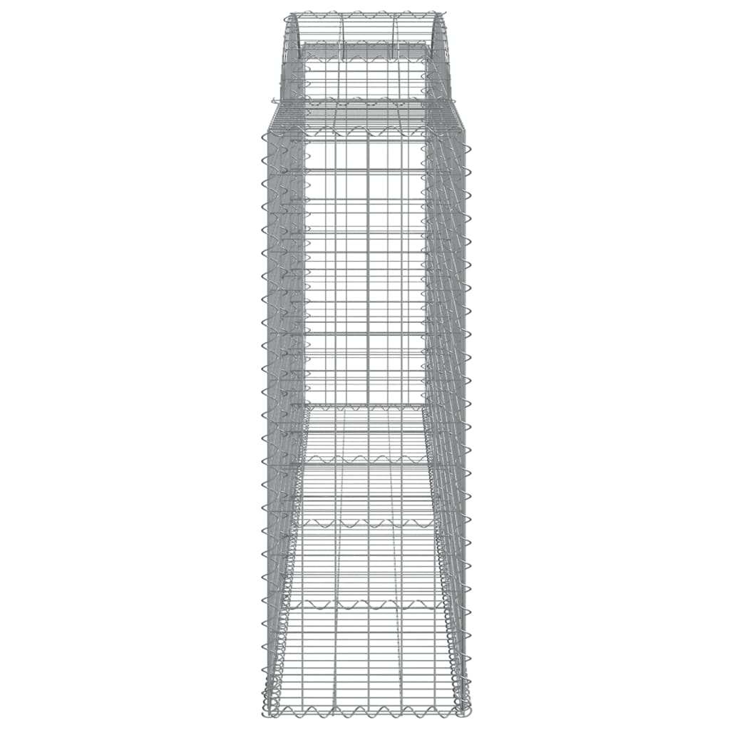 Schanskorven 7 st gewelfd 300x50x140/160 cm ijzer