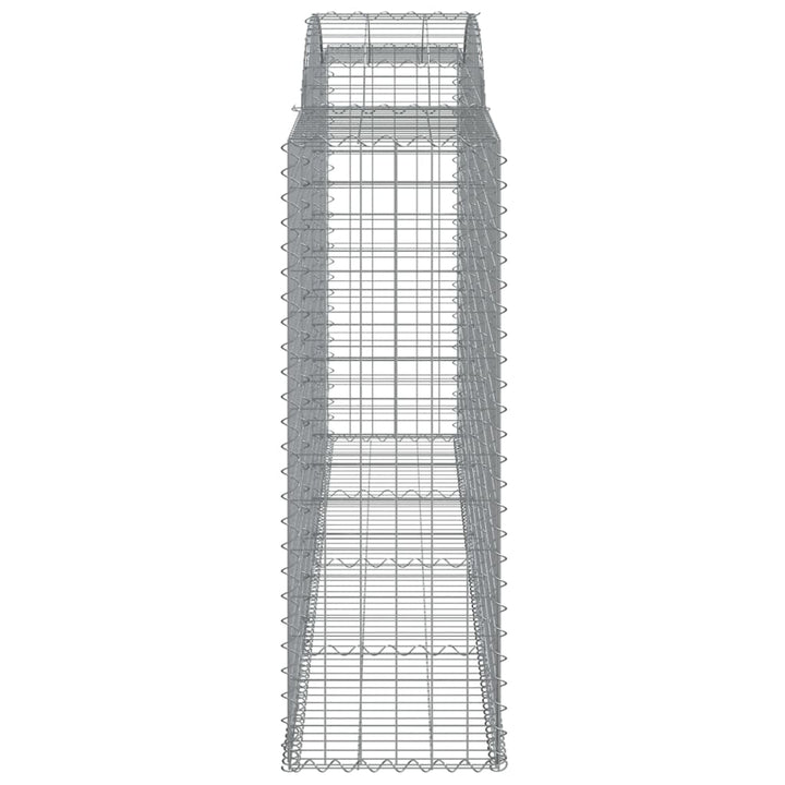 Schanskorven 9 st gewelfd 300x50x140/160 cm ijzer