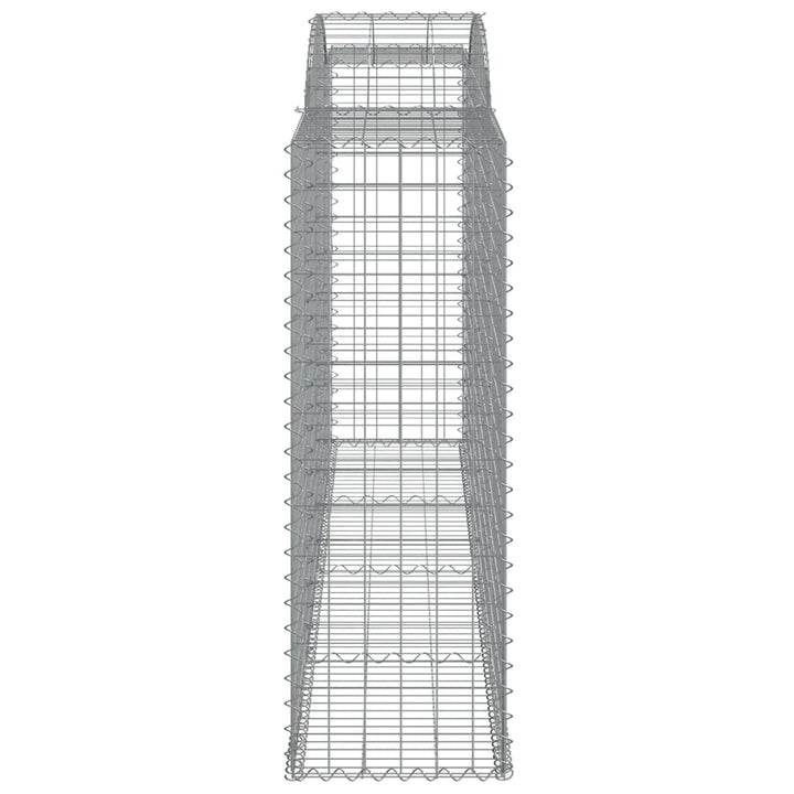 Schanskorven 15 st gewelfd 300x50x140/160 cm ijzer