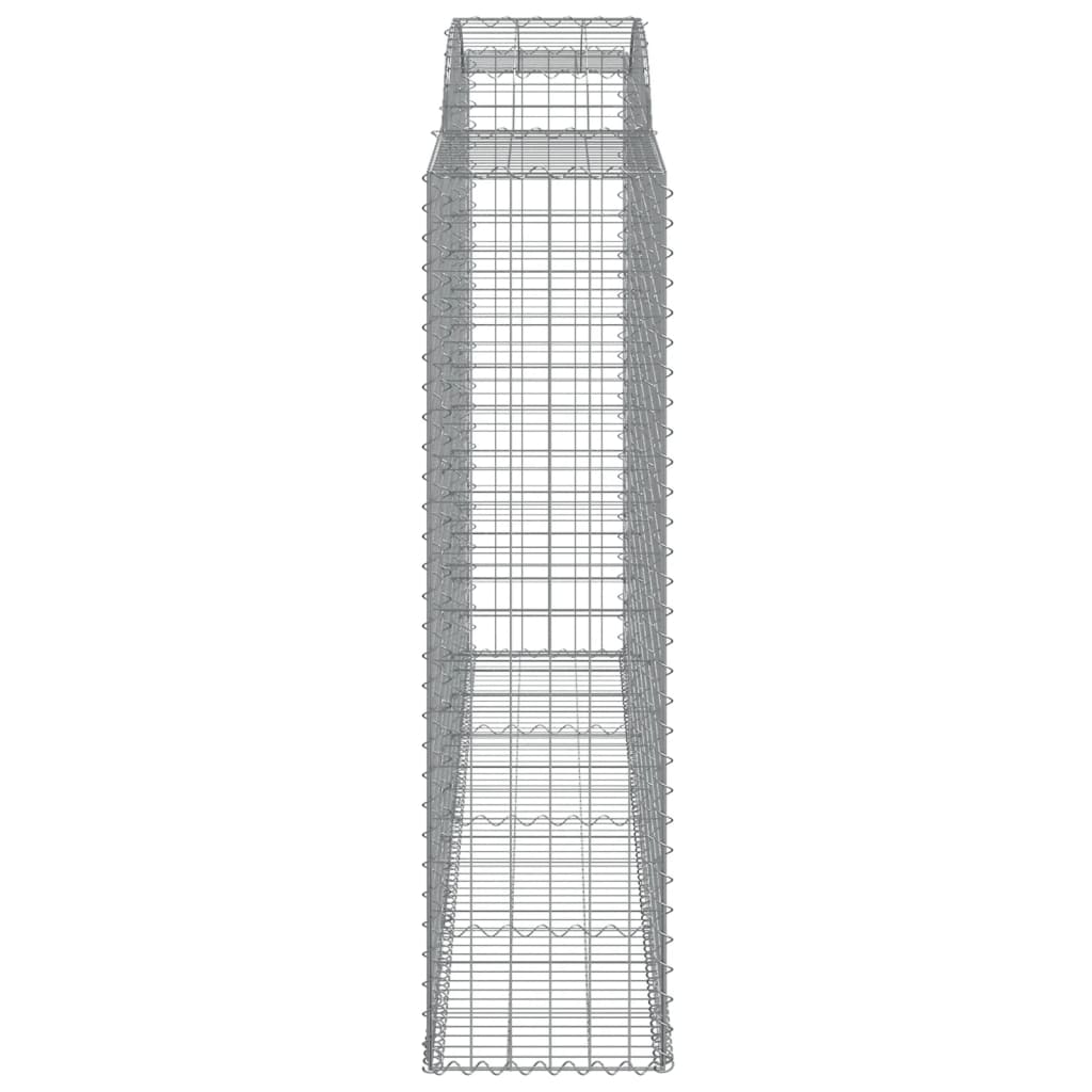 Schanskorven 2 st gewelfd 300x50x180/200 cm ijzer