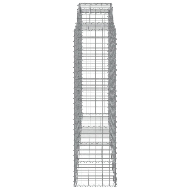 Schanskorven 2 st gewelfd 300x50x180/200 cm ijzer