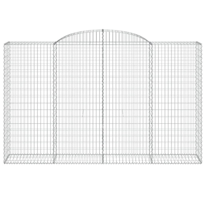 Schanskorven 3 st gewelfd 300x50x180/200 cm ijzer