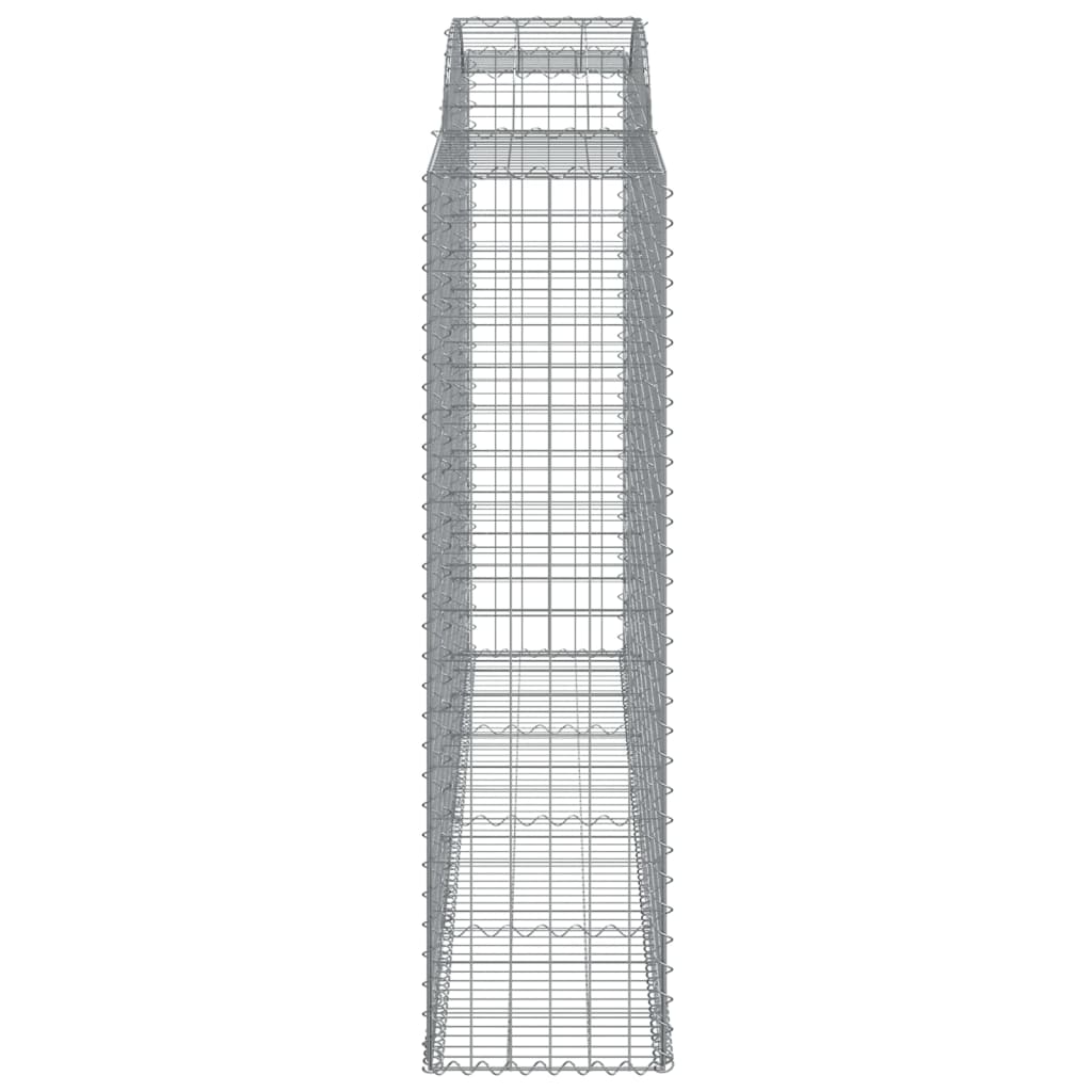 Schanskorven 4 st gewelfd 300x50x180/200 cm ijzer