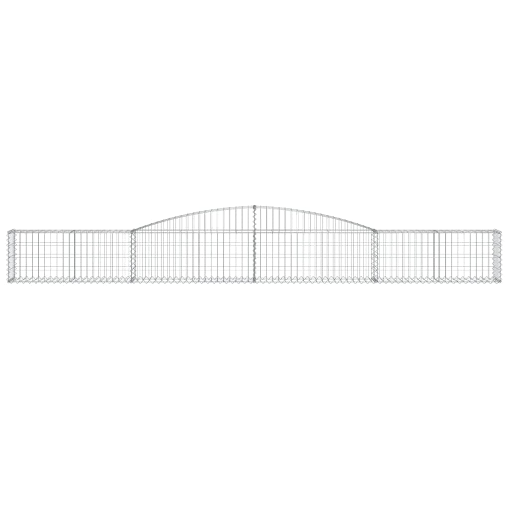 Schanskorven 3 st gewelfd 400x30x40/60 cm ijzer