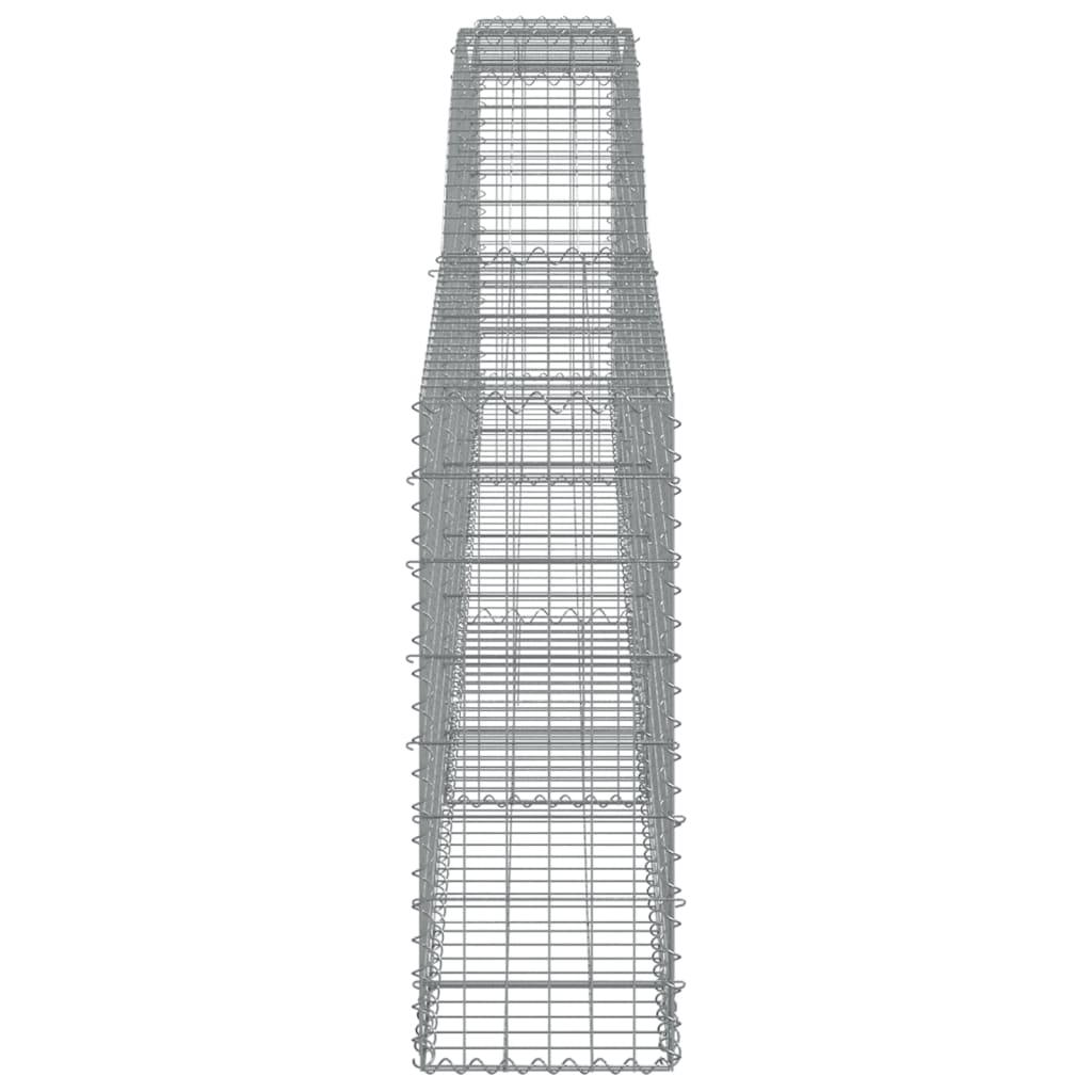 Schanskorven 3 st gewelfd 400x30x80/100 cm ijzer