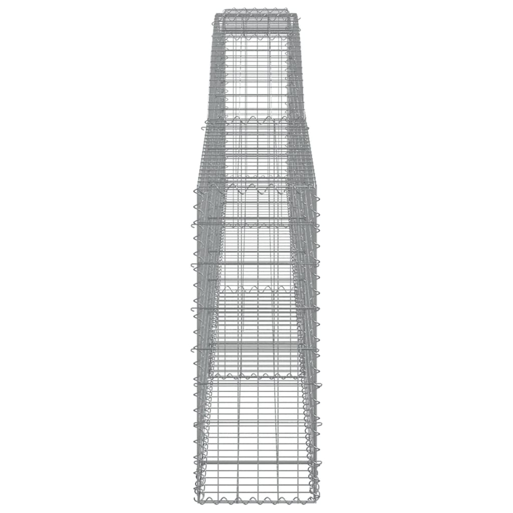 Schanskorven 5 st gewelfd 400x30x80/100 cm ijzer