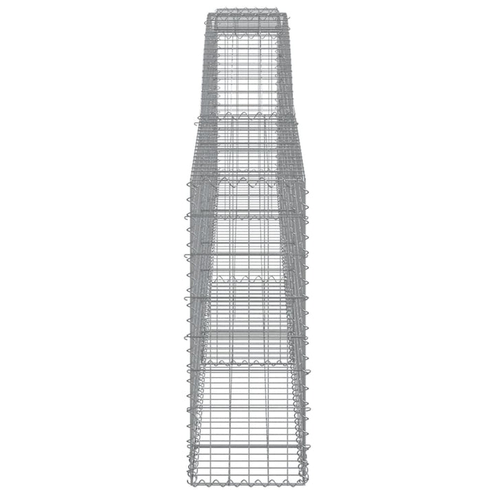 Schanskorven 20 st gewelfd 400x30x80/100 cm ijzer