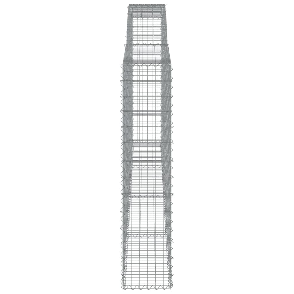 Schanskorven 5 st gewelfd 400x30x140/160 cm ijzer