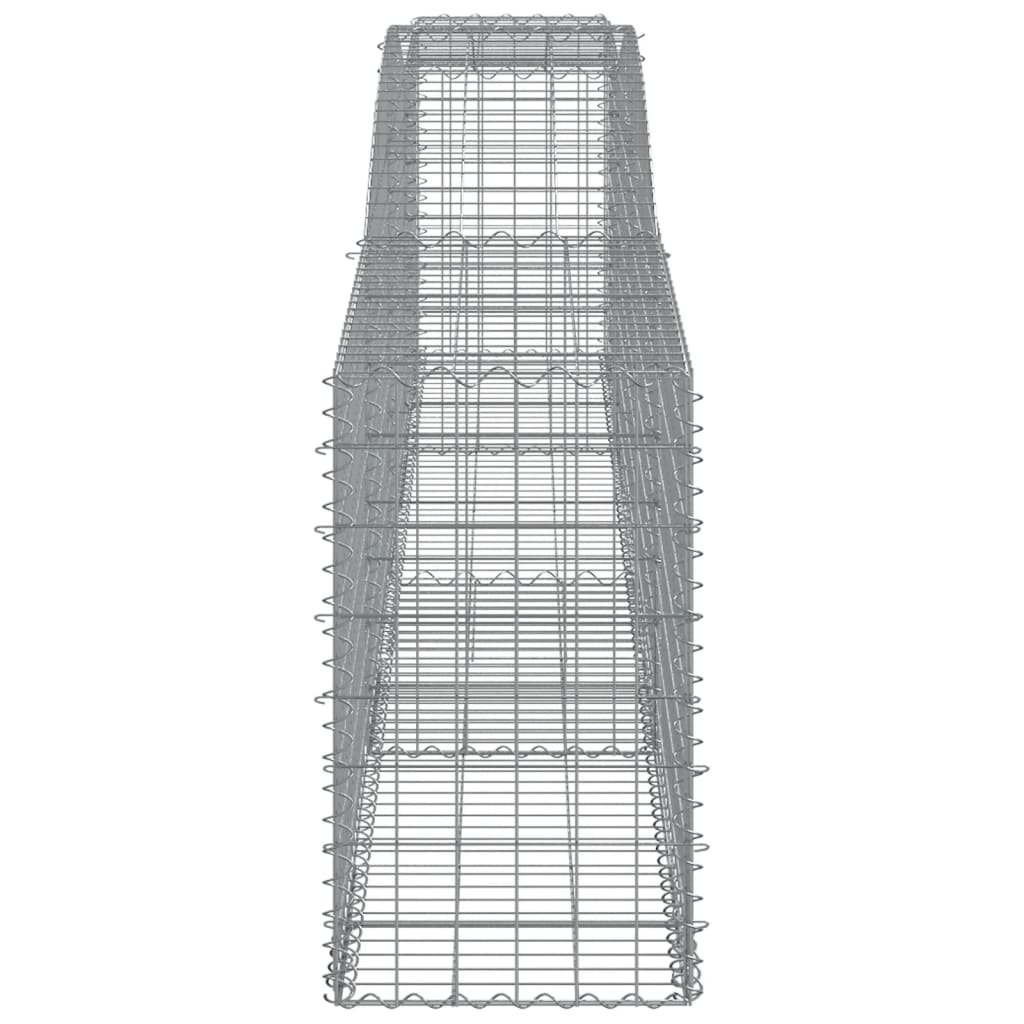 Schanskorven 10 st gewelfd 400x50x80/100 cm ijzer