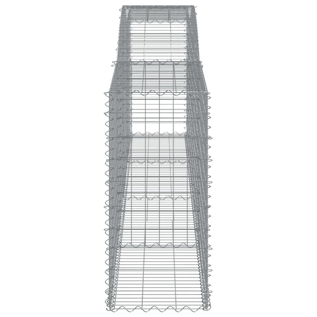 Schanskorven 5 st gewelfd 400x50x100/120 cm ijzer