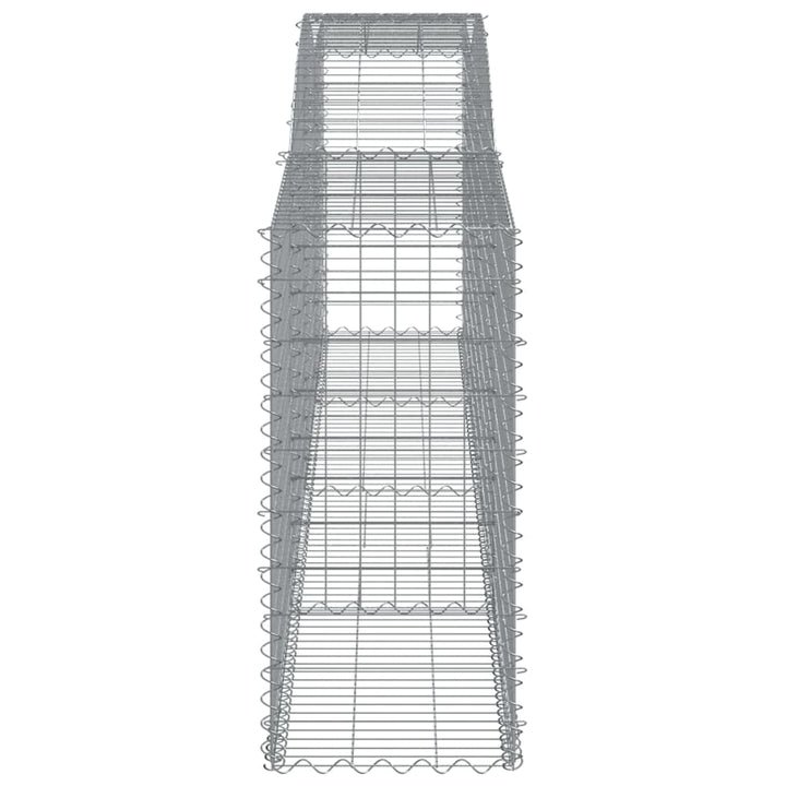 Schanskorven 5 st gewelfd 400x50x100/120 cm ijzer