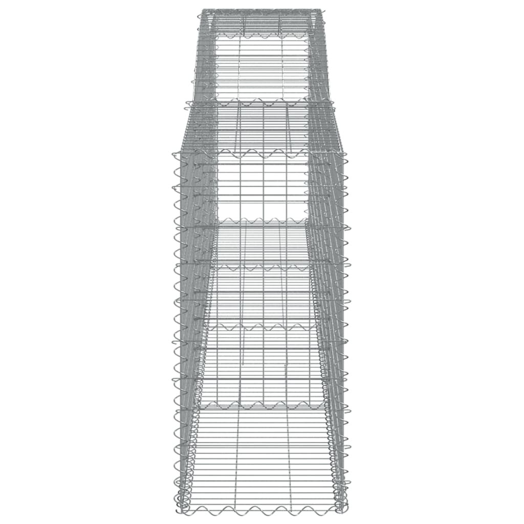 Schanskorven 15 st gewelfd 400x50x100/120 cm ijzer