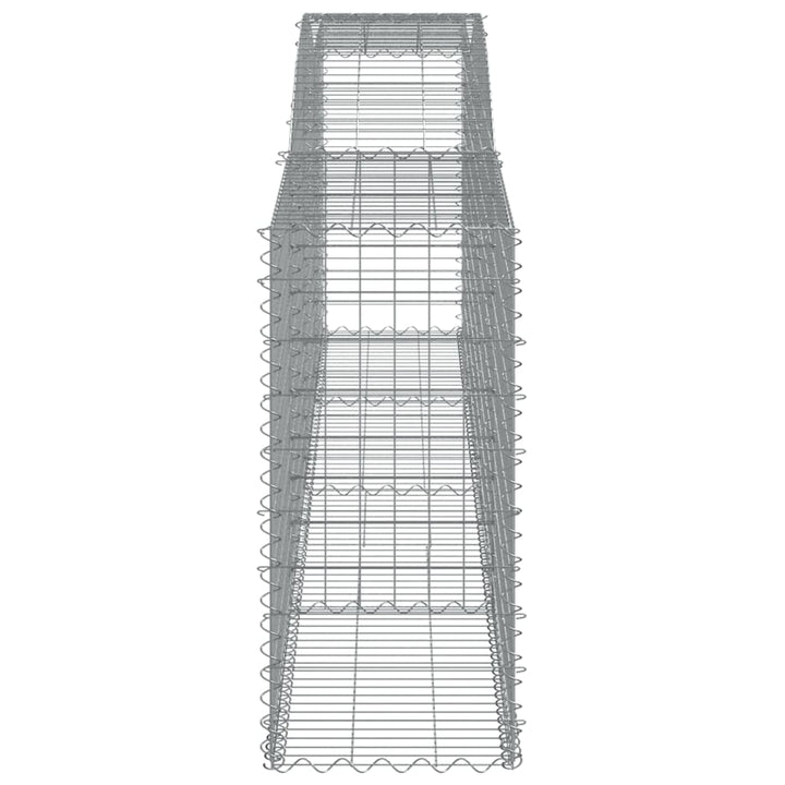 Schanskorven 15 st gewelfd 400x50x100/120 cm ijzer