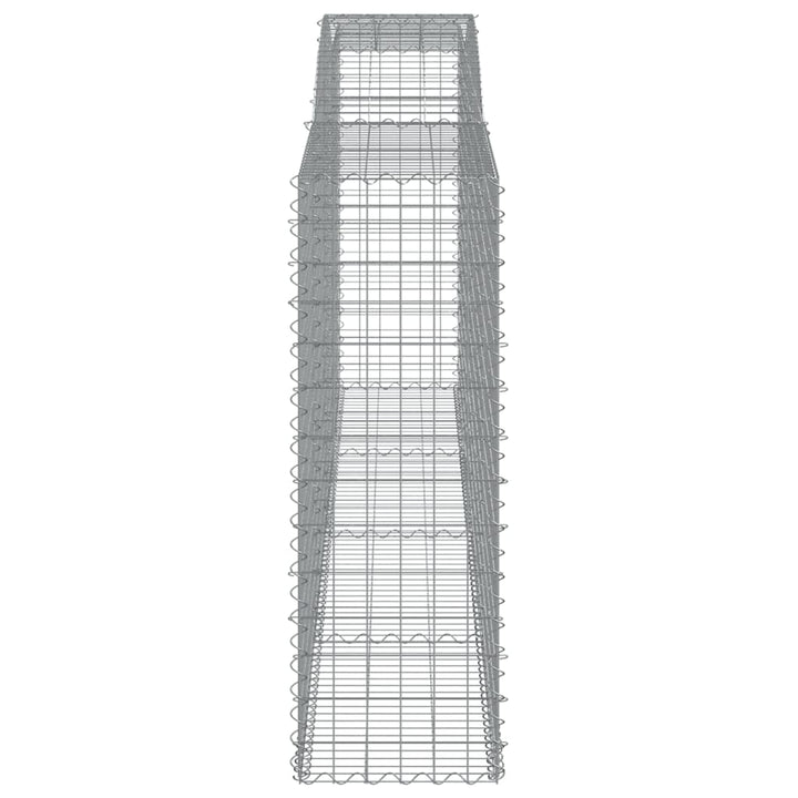 Schanskorven 5 st gewelfd 400x50x140/160 cm ijzer