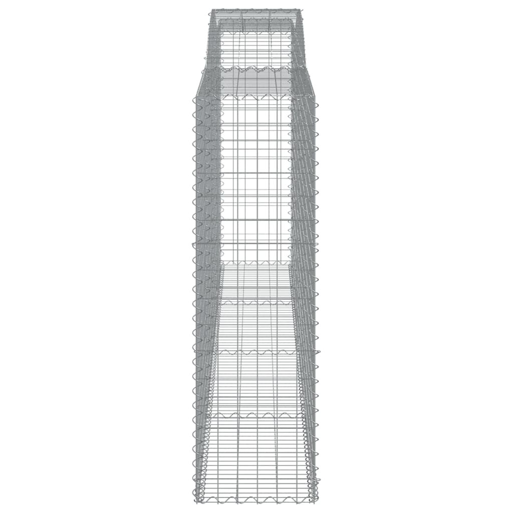 Schanskorven 4 st gewelfd 400x50x160/180 cm ijzer