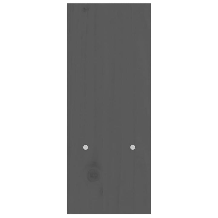 Monitorstandaard (39-72)x17x43 cm massief grenenhout grijs
