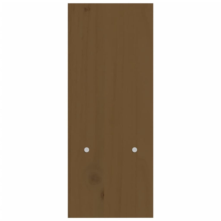 Monitorstandaard (39-72)x17x43 cm grenenhout honingbruin