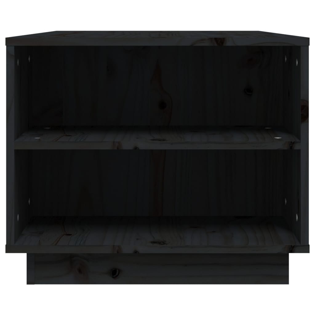 Salontafel 90x49x40,5 cm massief grenenhout zwart