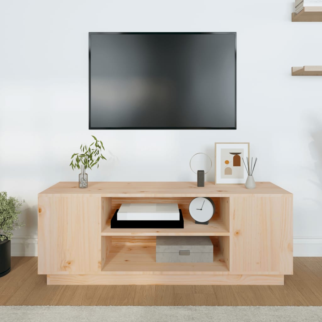 Tv-meubel 110x35x40,5 cm massief grenenhout