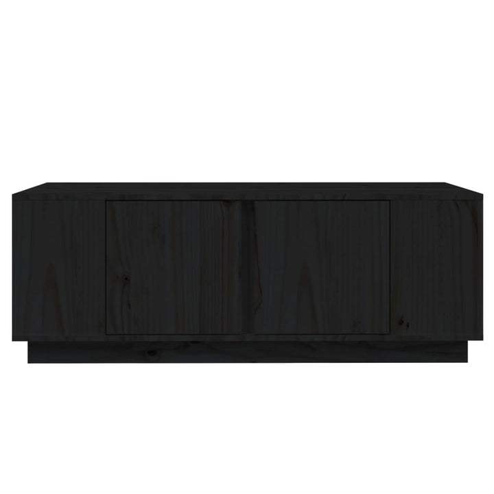 Salontafel 110x50x40 cm massief grenenhout zwart