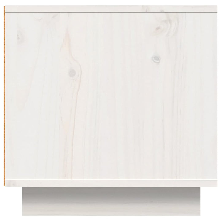 Tv-meubel 140x40x40 cm massief grenenhout wit