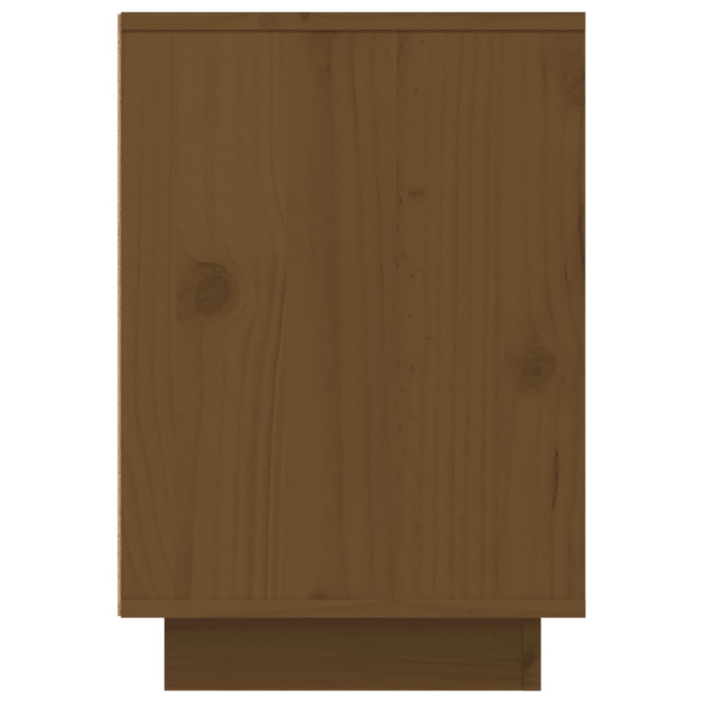 Nachtkastje 50x34x50 cm massief grenenhout honingbruin
