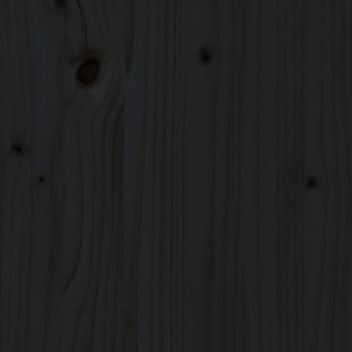 Bureau 110x50x75 cm massief grenenhout zwart