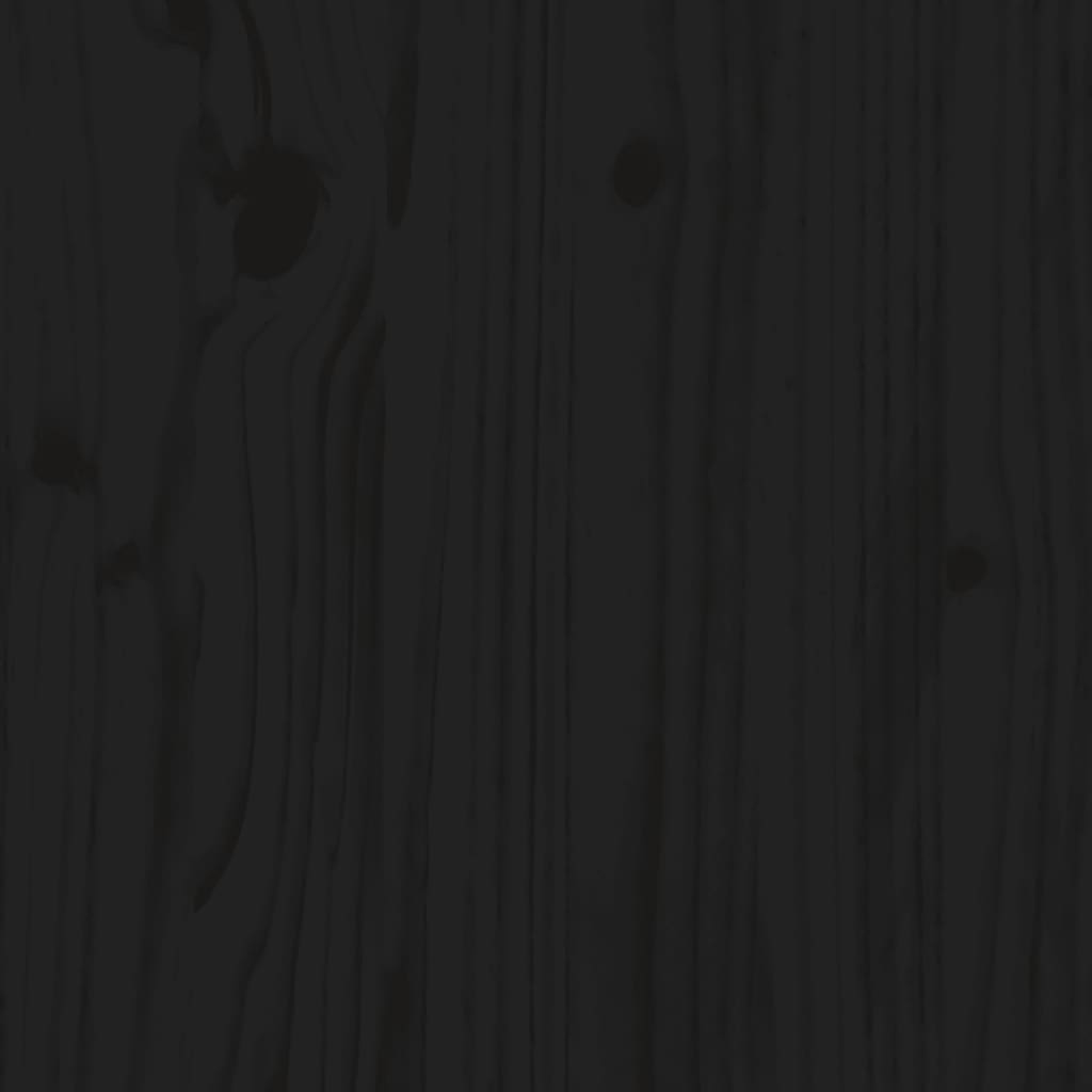 Salontafel 80x55x40,5 cm massief grenenhout zwart
