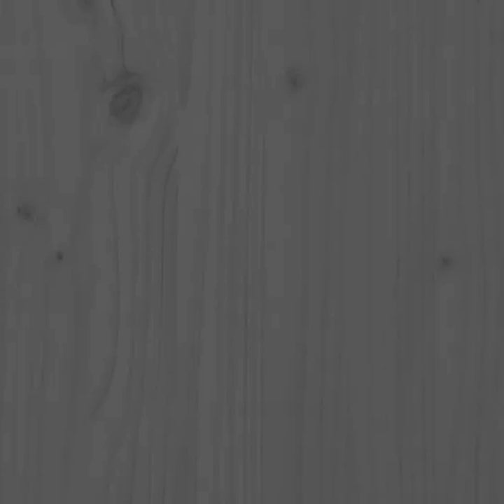 Bankje 112,5x51,5x96,5 cm massief grenenhout grijs
