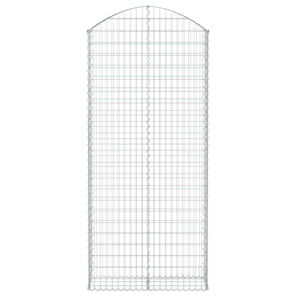 Schanskorf gewelfd 100x30x220/240 cm gegalvaniseerd ijzer