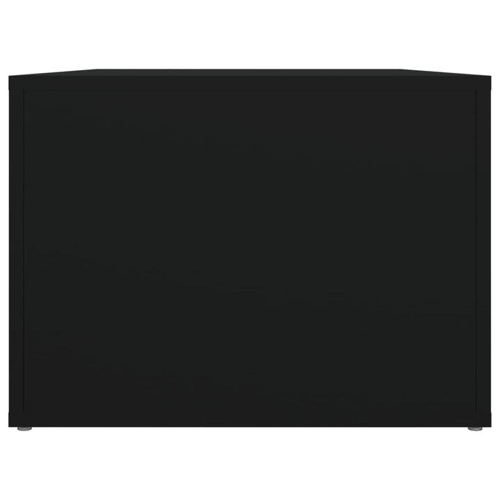 Salontafel 80x50x36 cm bewerkt hout zwart