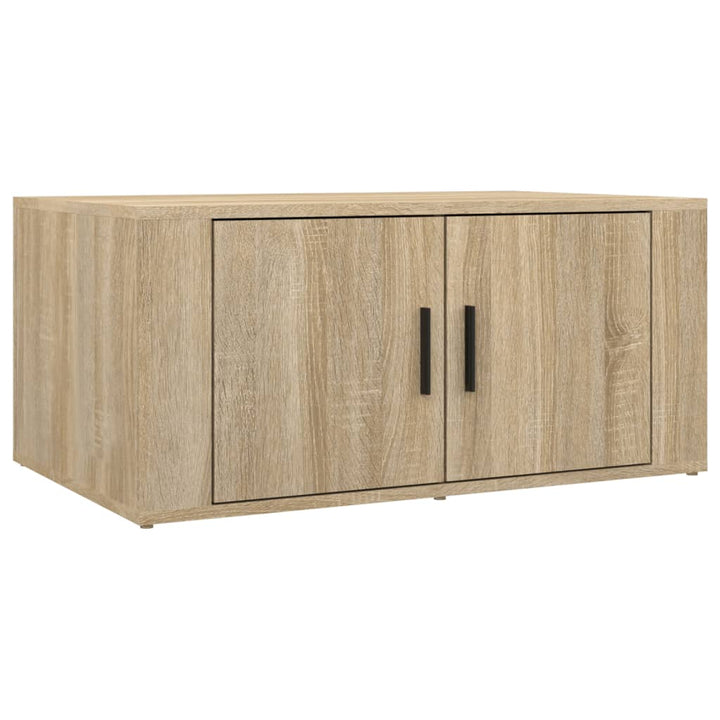 Salontafel 80x50x36 cm bewerkt hout sonoma eikenkleurig