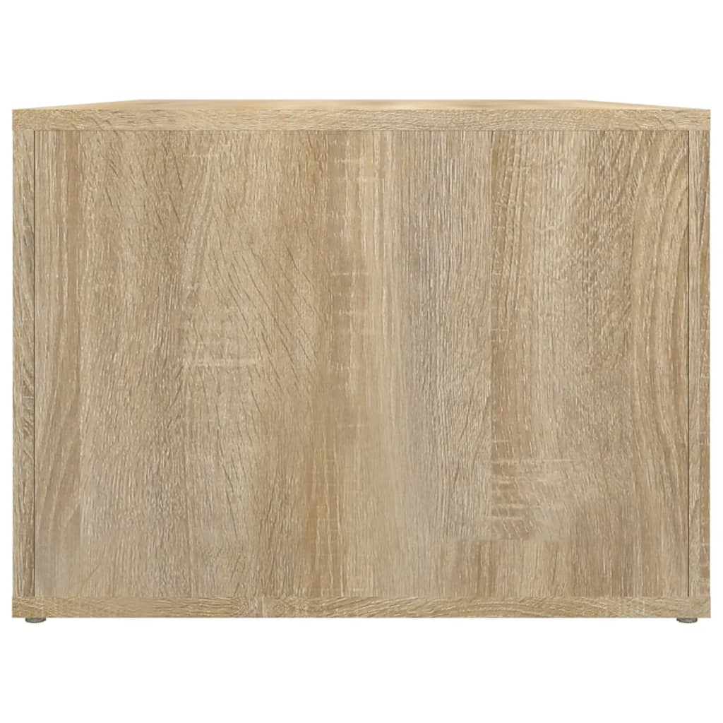 Salontafel 80x50x36 cm bewerkt hout sonoma eikenkleurig