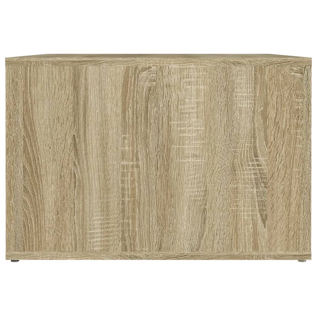 Nachtkastje 57x55x36 cm bewerkt hout sonoma eikenkleurig