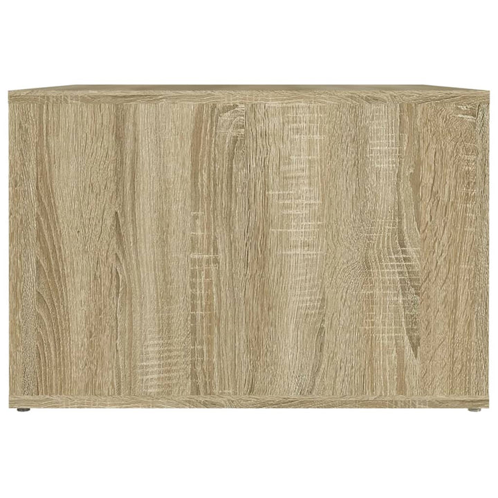 Nachtkastje 57x55x36 cm bewerkt hout sonoma eikenkleurig