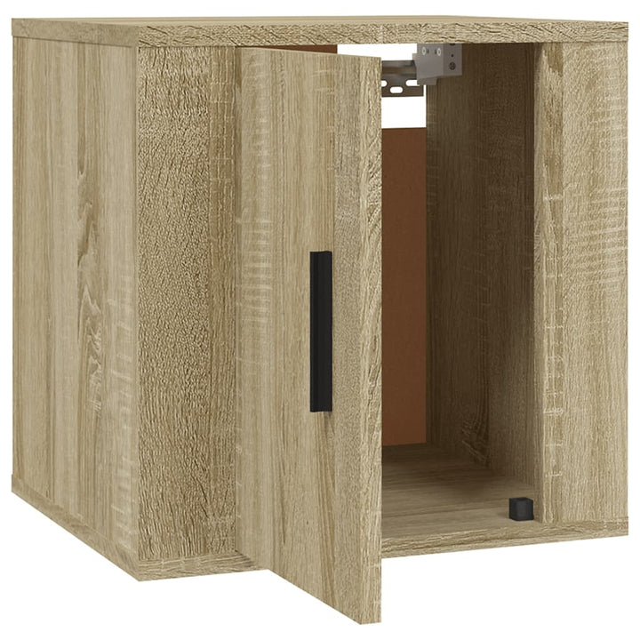 Tv-wandmeubels 2 st 40x34,5x40 cm sonoma eikenkleurig