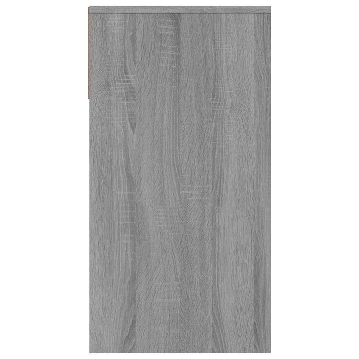 Wandtafel 100x39x75 cm bewerkt hout grijs sonoma eikenkleurig