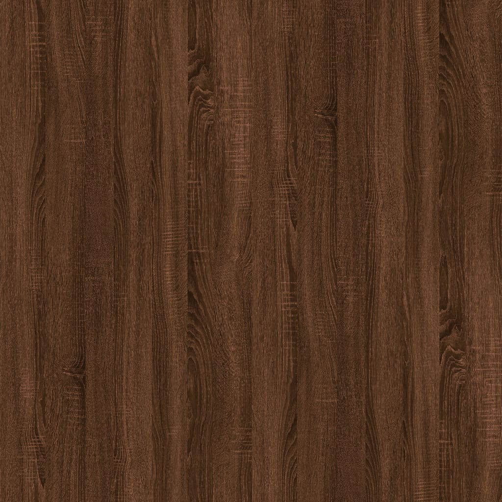 Wandtafel 100x39x75 cm bewerkt hout bruineikenkleurig