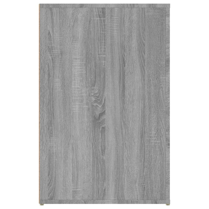 Bureau 100x49x75 cm bewerkt hout grijs sonoma eikenkleurig