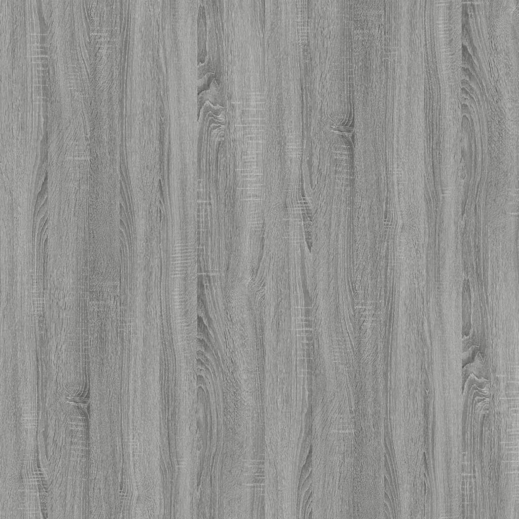 Bureau 100x49x75 cm bewerkt hout grijs sonoma eikenkleurig