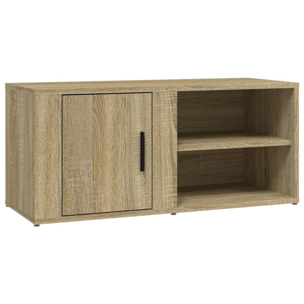 Tv-meubels 2 st 80x31,5x36 cm bewerkt hout sonoma eikenkleurig