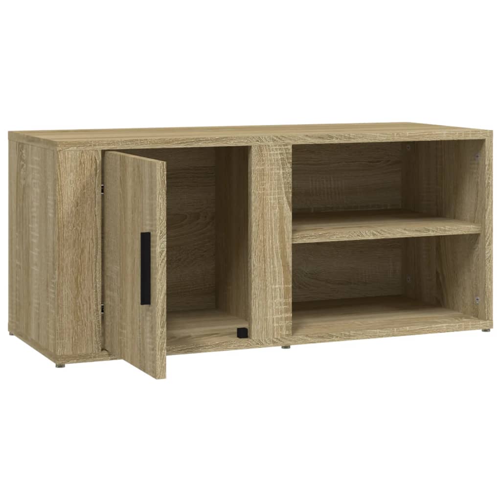 Tv-meubels 2 st 80x31,5x36 cm bewerkt hout sonoma eikenkleurig