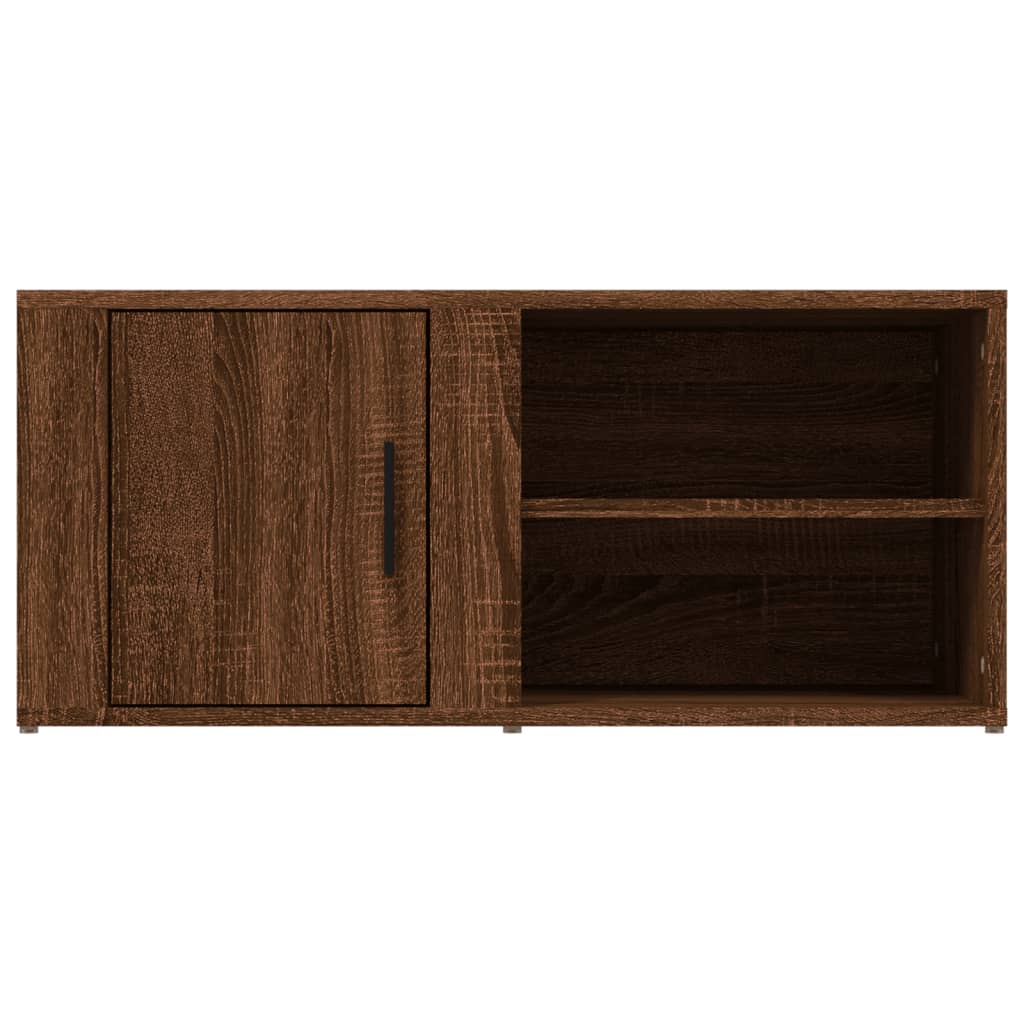 Tv-meubels 2 st 80x31,5x36 cm bewerkt hout bruineikenkleurig