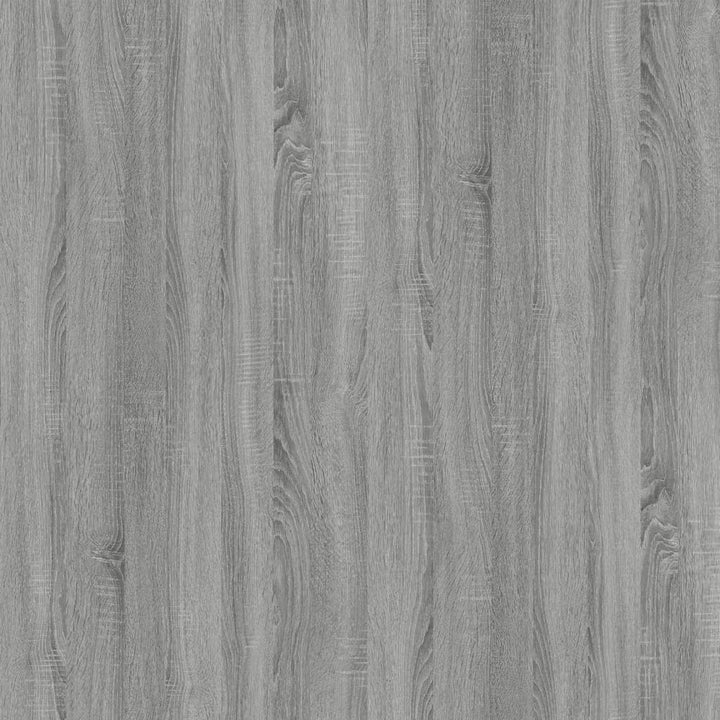 Dressoir 100x33x59,5 cm bewerkt hout grijs sonoma eikenkleurig