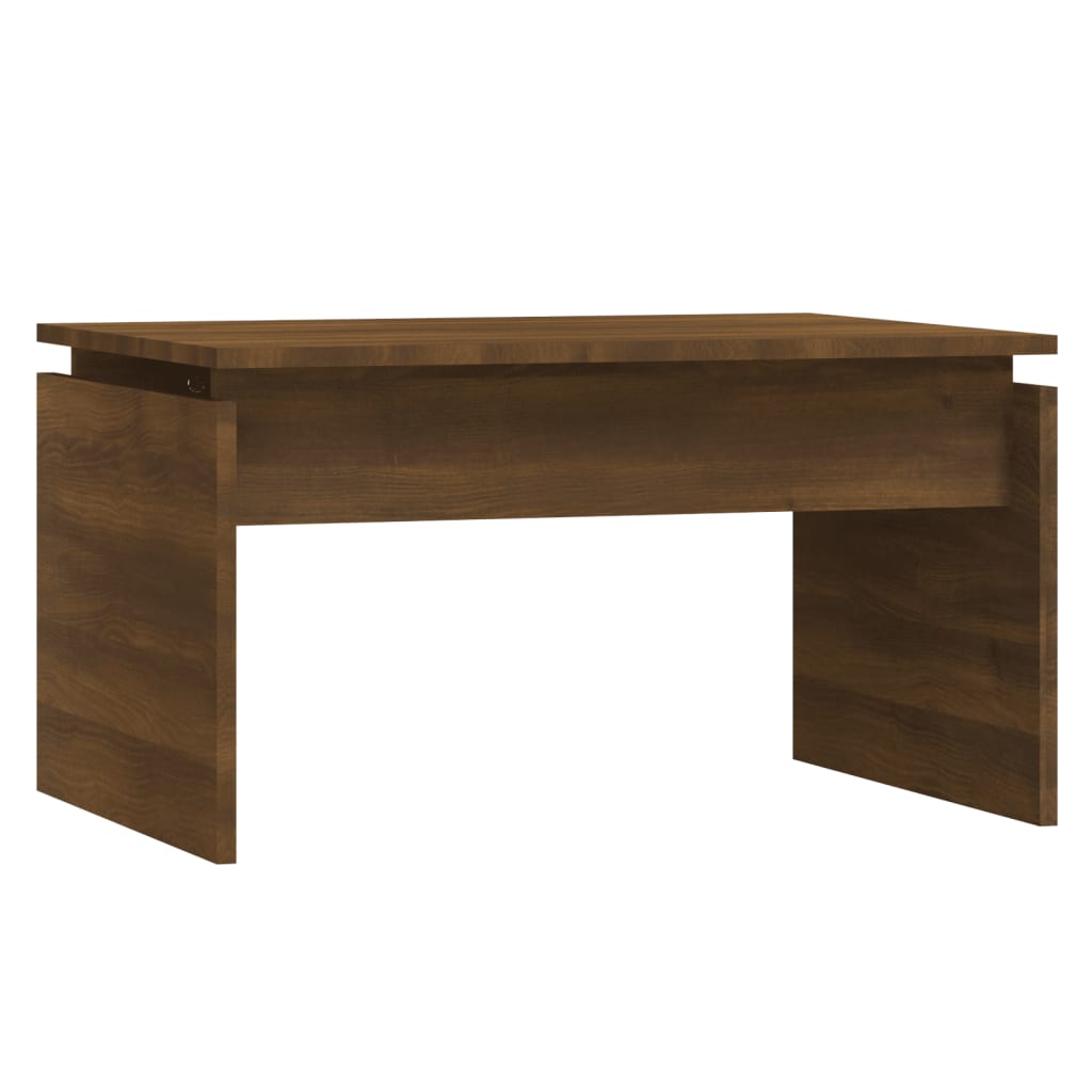 Salontafel 68x50x38 cm bewerkt hout bruineikenkleurig