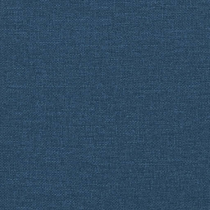 Bankje 100x64x80 cm stof blauw