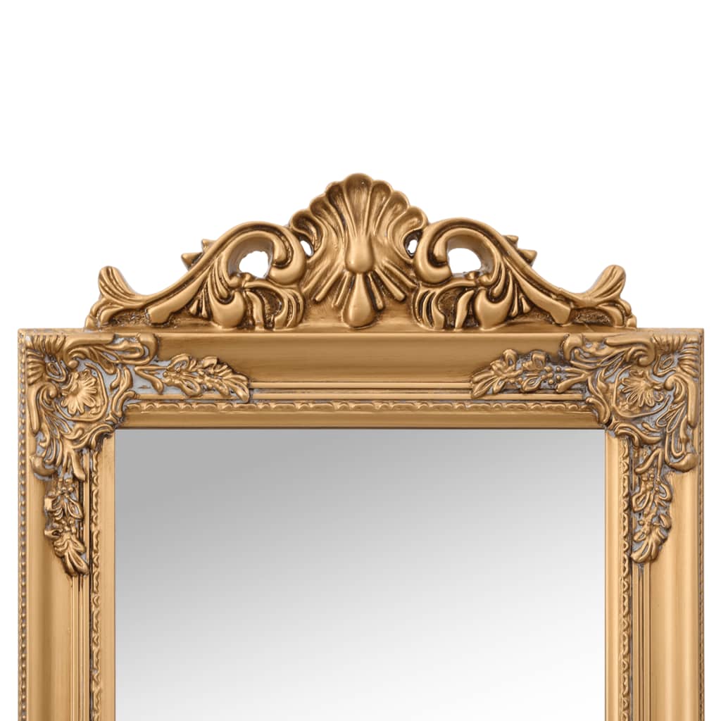 Spiegel vrijstaand 45x180 cm goudkleurig