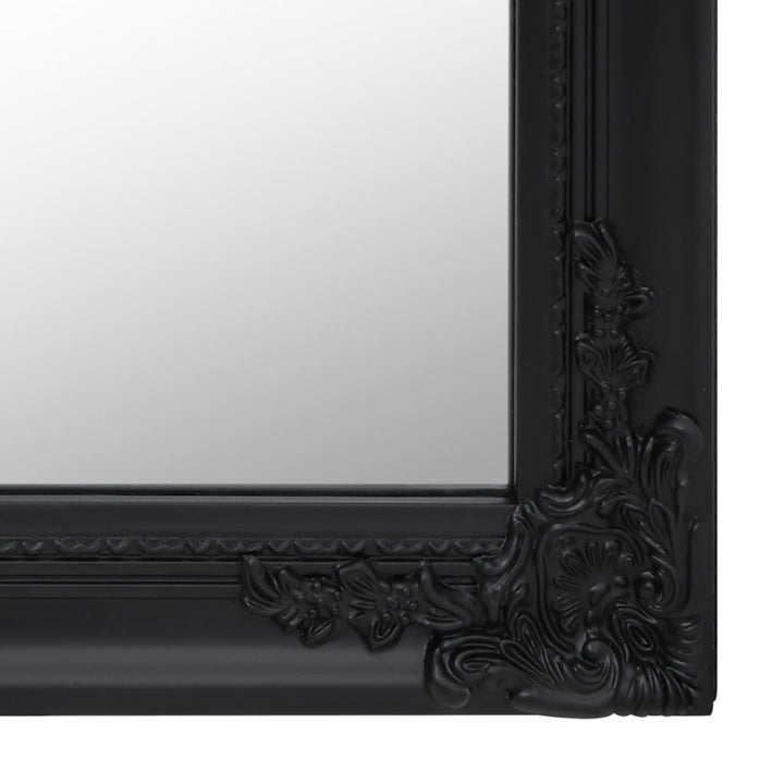 Spiegel vrijstaand 45x180 cm zwart