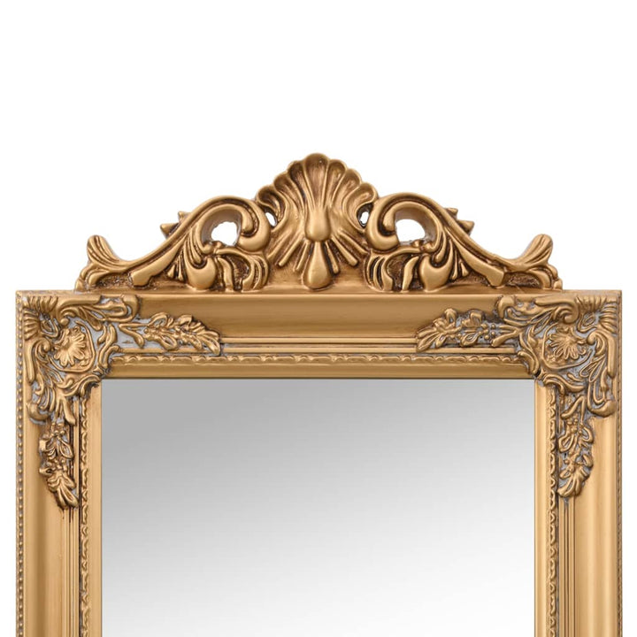 Spiegel vrijstaand 50x200 cm goudkleurig