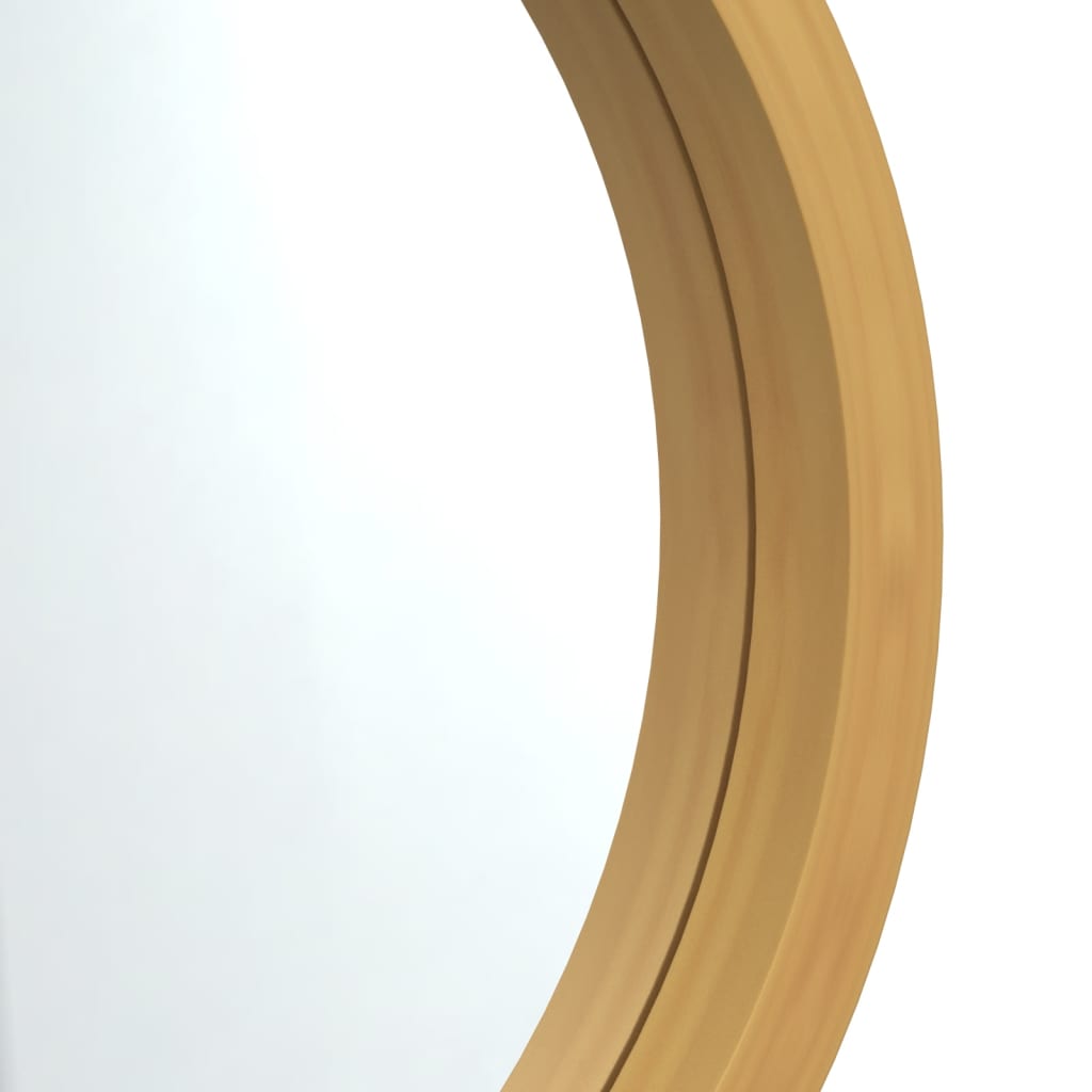 Wandspiegel met band ø˜ 45 cm goudkleurig